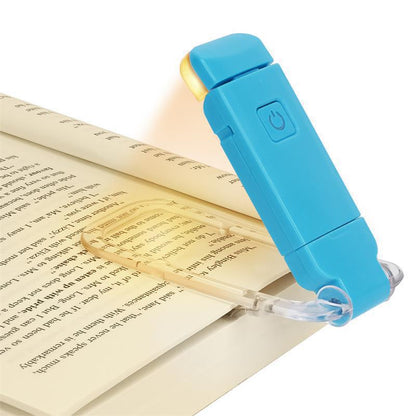 Portable USB Foldable Book Clip Reading Lamp
